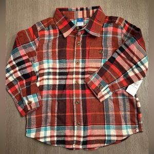 NWT Old Navy Button Down Flannel Shirt